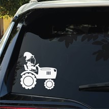 Gnome Sticker Decal for Car, Window, Tractor, Lawn Mower, Farmer, Farm, ... - $8.00