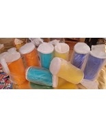 NOS RARE FIND SET 8 TUPPERWARE INSULATED TUMBLERS 24oz w/LIDS ORIG COLOR... - $1,803.64 MXN