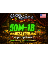 50M-1B GP Old School RuneScape Gold | 15 Min Delivery | 100% Positive FB - $20.00