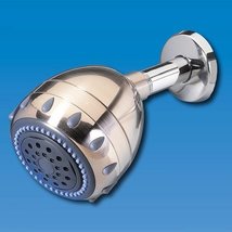 H2O International SH-SN-5 Deluxe Shower Filter 5 Spray Satin Nickel with... - $1,318.19 MXN