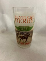 Vintage Kentucky Derby mint Julep Churchill Downs glass 1985 - $9.89