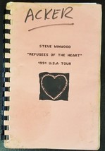 Steve Winwood - 1991 U.S.A. Crew Members Tour Itinerary With Details Of Everyday - £19.57 GBP