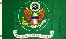 US Army Flag (Green) Official Licensed Flag 3x5 Poly - £4.63 GBP