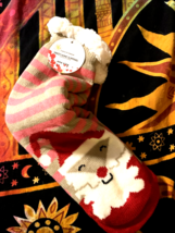 Sweet Home Fleece Slippers Santa Claus  ￼ Very Soft - £10.01 GBP
