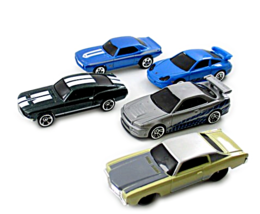  SET*5 Movie Car Models, Fast And Furious, Hotwheels Scale 1:64, New - £32.52 GBP