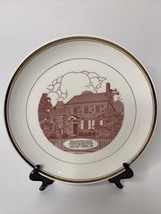 Vintage Ceramic Washington&#39;s Headquarters Valley Forge Collector Plate Gold Rim - £6.41 GBP