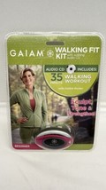 GAIAM WALKING FIT KIT WITH WALKING AUDIO CD STEP COUNTER NEW PEDOMETER E... - $12.82