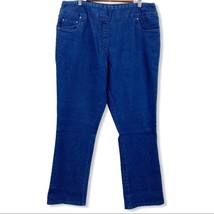 Blair High Plus Size 18 Jeans Rise Dark Wash Denim Jeggings Pull On Stre... - £15.37 GBP