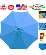 Stylish 9ft Replacement Canopy for Market Umbrella - Washable &amp; Robust - $921.56 MXN