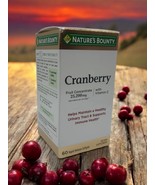 Natures Bounty Cranberry Fruit Concentrate Vitamin C SG 25200mg 60 ct Ex... - $16.26 CAD