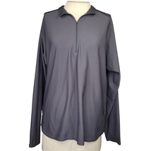 Nike Gray Dri Fit Long Sleeve Top Size Large  - £19.46 GBP