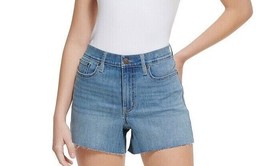 CALVIN KLEIN JEANS High-Rise Cutoff Denim Shorts Med Blue B4HP - $15.15