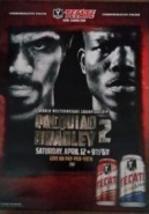 Manny Pacquiao vs Timothy Bradley 2 Tecate Boxing Poster, 16&quot; x 21&quot; New - $24.95