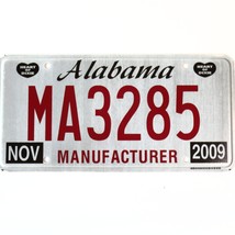 Untagged United States Alabama Heart of Dixie Manufacturer License Plate MA3285 - £13.13 GBP