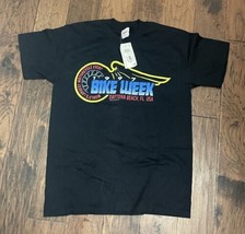 Vintage 1997 Bike Week Daytona Beach T-Shirt Mens Size L Motorcycle Black - $19.79
