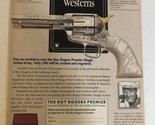 Roy Rogers Gun That Won The Westerns Vintage Print Ad Advertisement  pa16 - £6.98 GBP