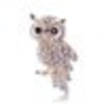 Fashion Delicate Owl Brooches Korean Trendy Zinc Alloy Imitation Rhinestone Broo - £6.61 GBP