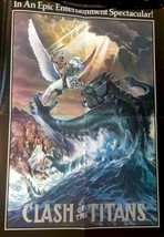 1981’s CLASH OF THE TITANS original fold-out promo flyer &amp; 					poster - $27.41 CAD