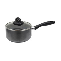 Oster Clairborne 2.5 Quart Aluminum Sauce Pan With Lid In Charcoal Grey - £32.38 GBP