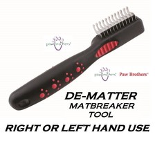 Dog Cat Hair Coat Matbreaker Mat Breaker DE-MATTER Rake Razor Tool 12 Blade Comb - £17.57 GBP