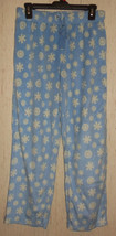 Excellent Womens Nautica Snowflakes Super Soft Fleece Pajama Lounge Pant Size M - £17.23 GBP