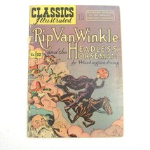 Vintage Classics Illustrated Comic #12 Rip Van Winkle &amp; Headless Horsema... - £24.03 GBP