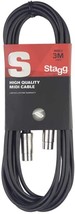 Stagg Smd3 S-Series Male Din To Male Din Midi Cable, 10 Feet. - $27.99