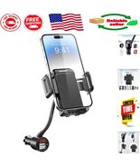 3-in-1 Car Mount with Dual USB Charger &amp; Voltage Detector for Smartphones - $55.93 CAD
