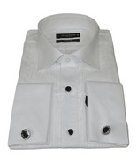 Men&#39;s Makrom Turkey Formal Tuxedo Shirt Cotton Lay-down  5676-420 White - $63.35 CAD