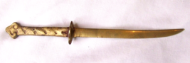 Vintage Brass Cavalry Sword Saber Letter Opener - £12.69 GBP