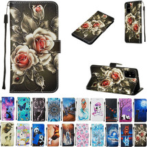 For Samsung Galaxy S21 Plus Ultra S20 FE S10 S9 S8 Wallet Leather Case C... - £41.56 GBP