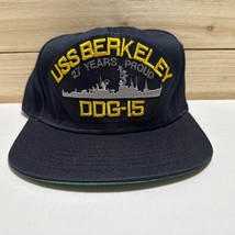 Vintage USS Berkeley MILITARY Hat DDG-15 Ship Hat New Made In USA By Cal... - $29.60