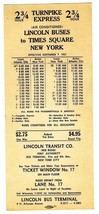 Atlantic City Sightseeing Tours &amp; Turnpike Express to New York 1950&#39;s Ad... - $24.72