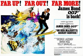 On Her Majesty&#39;s Secret Service - James Bond - 1969 - Movie Poster - £26.37 GBP