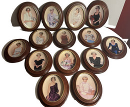 Princess Diana Queen Of Our Hearts Plates Complete Set With Wood Wall Hangers - £315.40 GBP