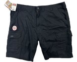 Wrangler Men&#39;s Relaxed Fit Cargo Shorts Flex Tech Pocket - Black  (Size 44) - $13.86
