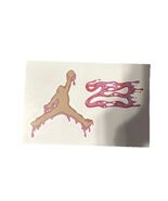 Nike Air Jordan stickers 2 Stickers Jump man  &amp; 23 Gold Drip - €2,57 EUR