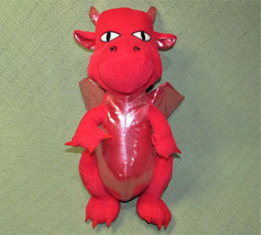 16&quot; Red Dragon Ellie Great Wolf Lodge Magic Quest Fiesta Stuffed Animal Plush - £8.45 GBP