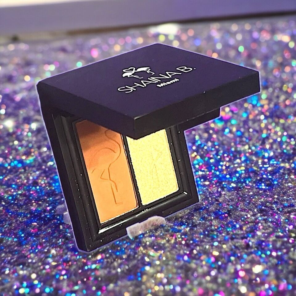 Shaina B. Miami Eyeshadow Duo in Soca &amp; Bacchanal .07 oz New Without Box - $12.38
