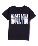 MSRP $20 Nannette Kids Navy &#39;BKLYN&#39; Crewneck Tee Size 2T - $105.17 MXN