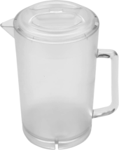 G.E.T. P-3064-1-CL-EC Heavy-Duty Shatterproof Plastic 2 Quart Pitcher with Lid, - £13.34 GBP