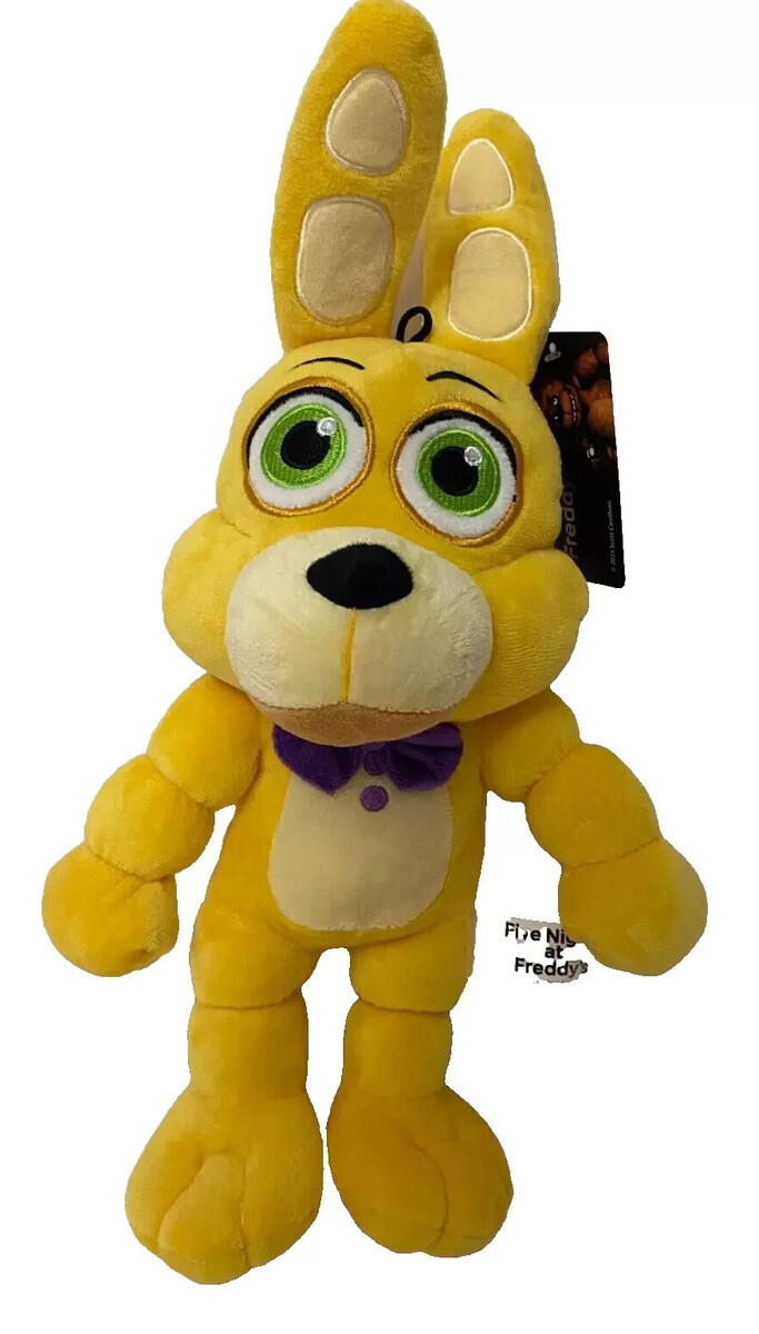 FNAF Five Nights At Freddy's Yellow Spring Bonnie Plush Toy 14 ...