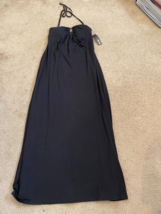 NWT Apt.9 Women&#39;s Dress Black Tie Maxi Sleeveless Stretch Sz S Small Retail $48 - £21.44 GBP
