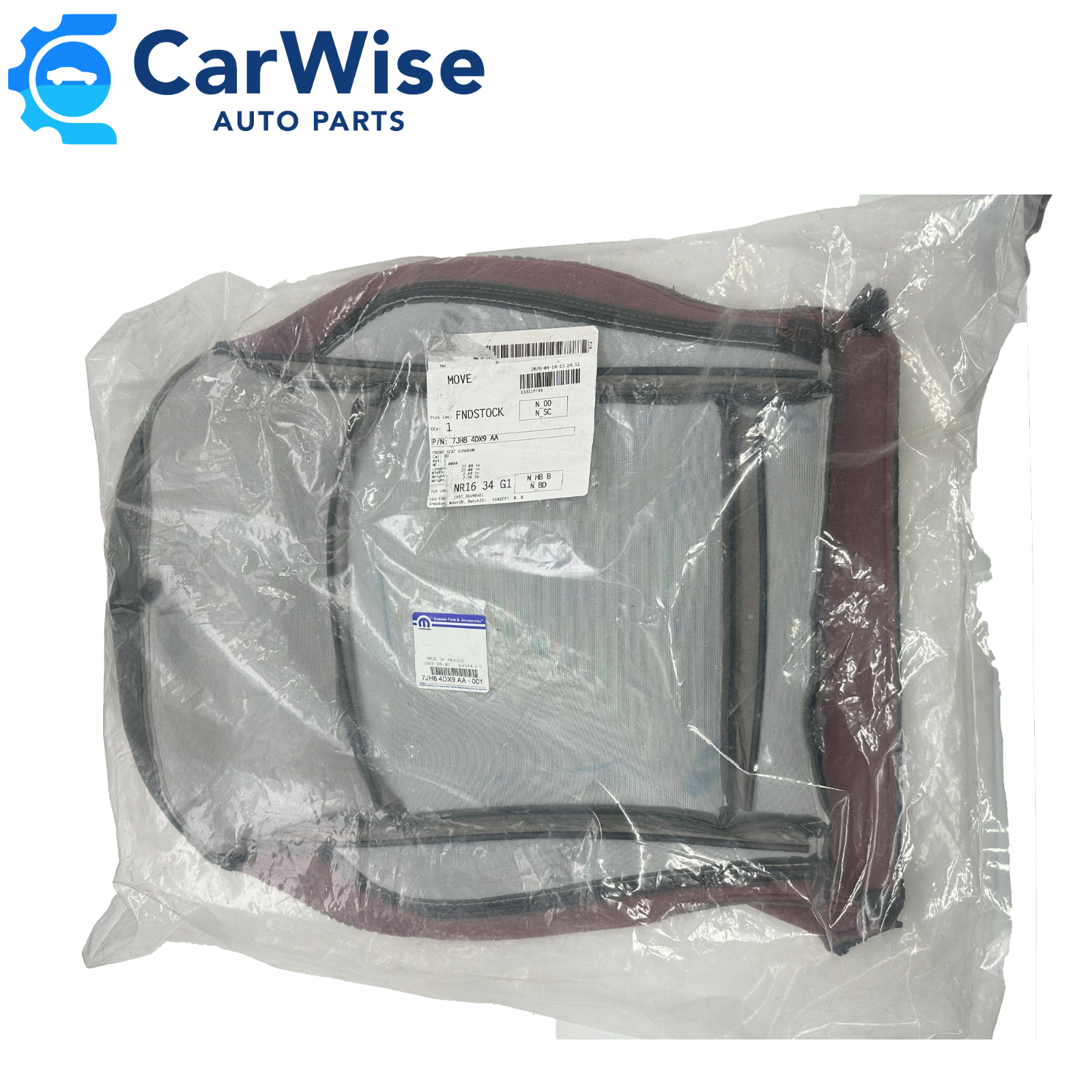 New OEM Mopar Front Seat Cushion Cover Right 2022 Jeep Compass 7JH84DX9AA - $299.95