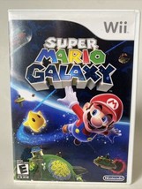 Super Mario Galaxy (Nintendo Wii 2007) Complete With Manual ~ Authentic ~ Tested - £18.97 GBP