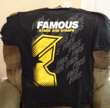 Famous Stars &amp; Straps  Large Black logo t-shirt - $3.79