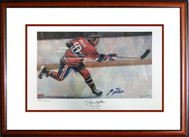 Autographed Guy Lafleur Lithograph - Limited Edition of 1010 - £169.86 GBP