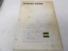 Suzuki AC50 Parts Catalog. - $225.18 MXN