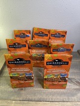 8 Ghirardelli Premium Chocolate Squares Fall Assortment 9 oz Each Exp 03/24 - £50.89 GBP