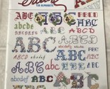 Alphabets Galore Leisure Arts Cross Stitch Leaflet Pattern - £11.82 GBP